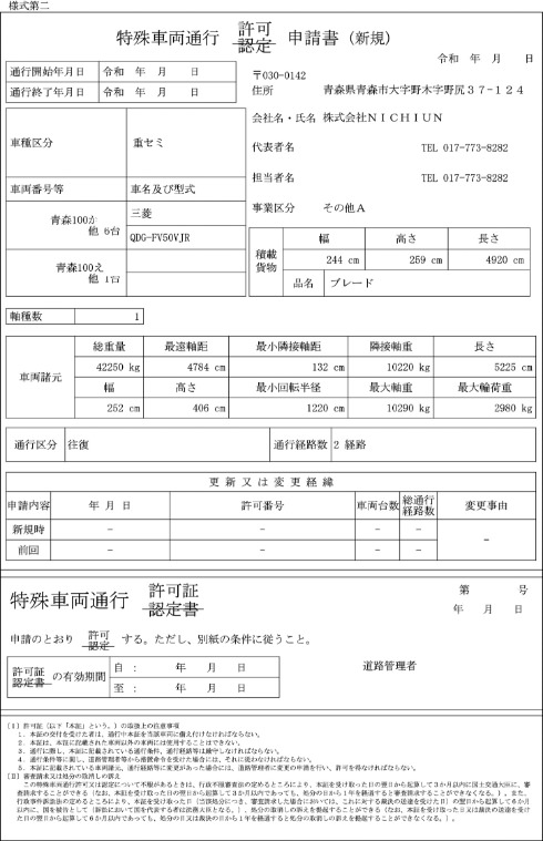 許認可を取得